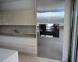 Revestimento aço inox parede Revestimento aço inox parede
