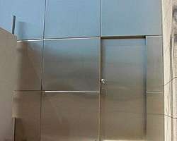 Revestimento aço inox parede Revestimento aço inox parede