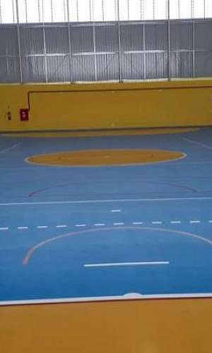 Quadra esportiva emborrachada Quadra esportiva emborrachada