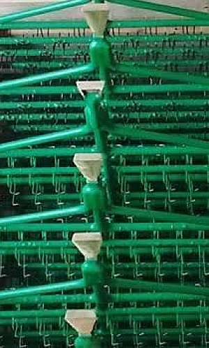 revestimento de gancheiras com Plastisol revestimento de gancheiras com Plastisol