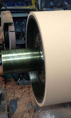 Revestimento de rolos de borracha Revestimento de rolos de borracha